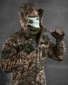 Тактический зимний теплый военный комплект Masterka ( Куртка + Штаны ), Камуфляж: Пиксель, Размер: XL - изображение 5