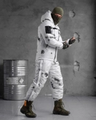 Тактический зимний теплый военный комплект Falcon ( Куртка + Штаны ), Камуфляж: Белый, Размер: XXXL - изображение 4
