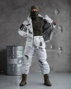 Тактичний зимовий теплий військовий комплект Falcon ( Куртка + Штани ), Камуфляж: Білий, Розмір: XL - зображення 3