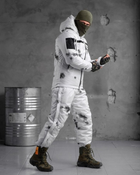 Тактичний зимовий теплий військовий комплект Falcon ( Куртка + Штани ), Камуфляж: Білий, Розмір: XL - зображення 4
