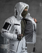 Тактичний зимовий теплий військовий комплект Falcon ( Куртка + Штани ), Камуфляж: Білий, Розмір: XL - зображення 8