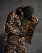 Тактичний теплий військовий комплект Faura ( Куртка + Штани ), Камуфляж: Піксель, Розмір: L - зображення 8