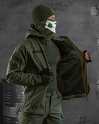 Тактический зимний теплый военный комплект Mistx ( Куртка + Штаны ), Камуфляж: Олива, Размер: L - изображение 6