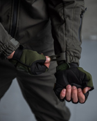 Тактичний зимовий теплий військовий комплект Patrol ( Куртка + Штани ), Камуфляж: Олива, Розмір: S - зображення 9