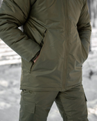 Тактичний зимовий теплий військовий комплект StormSnow ( Куртка + Штани ), Камуфляж: Олива, Розмір: XL - зображення 6