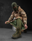 Тактический зимний теплый военный комплект Squad ( Куртка + Штаны ), Камуфляж: Мультикам, Размер: XXXL - изображение 9