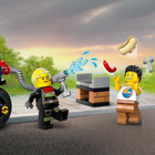 Конструктор LEGO City Пожежний рятувальний мотоцикл 57 деталей (60410) - зображення 10