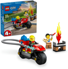 Конструктор LEGO City Пожежний рятувальний мотоцикл 57 деталей (60410) - зображення 3