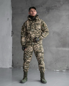 Тактичний зимовий теплий військовий комплект RH-16 ( Куртка + Штани ), Камуфляж: Піксель ЗСУ, Розмір: XL - зображення 1