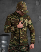 Тактический теплый военный комплект Kiborg ( Куртка + Флиска + Штаны ), Камуфляж: Мультикам, Размер: L - изображение 6