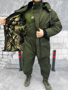 Тактичний зимовий теплий військовий комплект DuCut ( Куртка + Штани ), Камуфляж: Олива, Розмір: L - зображення 5