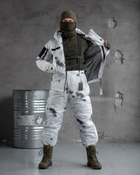 Тактический зимний теплый военный комплект Falcon ( Куртка + Штаны ), Камуфляж: Белый, Размер: XXL - изображение 3