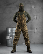 Тактичний зимовий теплий військовий комплект Bellon ( Куртка + Штани ), Камуфляж: Піксель ЗСУ, Розмір: L - зображення 9