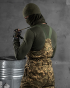 Тактичний зимовий теплий військовий комплект Bellon ( Куртка + Штани ), Камуфляж: Піксель ЗСУ, Розмір: L - зображення 10