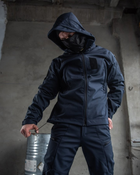 Тактический зимний теплый военный комплект Patrol ( Куртка + Штаны ), Камуфляж: Синий, Размер: XL - изображение 4