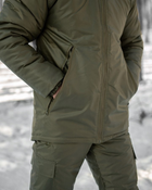 Тактичний зимовий теплий військовий комплект StormSnow ( Куртка + Штани ), Камуфляж: Олива, Розмір: L - зображення 6