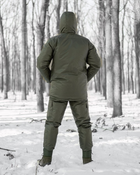Тактичний зимовий теплий військовий комплект StormSnow ( Куртка + Штани ), Камуфляж: Олива, Розмір: XXL - зображення 2