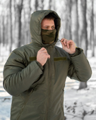 Тактичний зимовий теплий військовий комплект StormSnow ( Куртка + Штани ), Камуфляж: Олива, Розмір: XXL - зображення 5