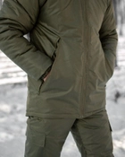 Тактичний зимовий теплий військовий комплект StormSnow ( Куртка + Штани ), Камуфляж: Олива, Розмір: XXL - зображення 6
