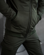 Тактичний зимовий теплий військовий комплект KH/-13 ( Куртка + Штани ), Камуфляж: Олива, Розмір: M - зображення 6