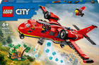 Zestaw klocków LEGO City Strażacki samolot ratunkowy 478 elementów (60413)