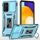 Чехол для Samsung Galaxy A24 4G Epic Camshield Army Ring Голубой/Light Blue