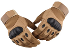 Универсальные полнопалые перчатки с защитой косточек койот 8002-М - изображение 7