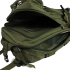 Тактический походный рюкзак на 25 л D3-GGL-101 Олива - изображение 8