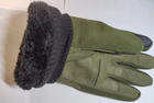 Зимние тактические перчатки, олива, теплые на флисе D3-PMR-PRCT-ХL - изображение 3