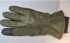 Зимові тактичні рукавиці, олива, теплі на флісі D3-PMR-PRCT-ХL - зображення 6