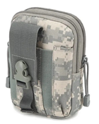 Тактическая сумка на пояс, подсумок, органайзер Серый пиксель D3-PRM-4 - изображение 1