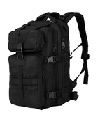Тактичний похідний рюкзак на 35 л D3-GGL-204 Чорний - зображення 1