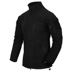 Куртка тактична Helikon-Tex Флісова на замку M Чорна ALPHA TACTICAL JACKET - GRID FLEECE M BLACK (BL-ALT-FG-01-B04-M) - зображення 1