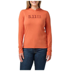 Женская футболка на длинный рукав Women's 5.11® Hooded Long Sleeve Tee 69278 Medium, Чорний - изображение 4