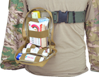 Тактическая медицинская сумка под аптечку Серый пиксель А883 - изображение 5