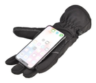 Водовідштовхувальні захисні вітрозахисні Softshell тактичні на флісі рукавички Чорні 9001-XL - зображення 7