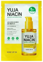 Maska do twarzy Some By Mi Yuja Niacnin Blemish Serum Mask rozjaśniająca 25 g (8809647390640) - obraz 1