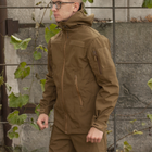 Куртка на флісі 2XL розмір Soft Shell Caiman Койот - зображення 3
