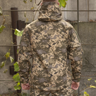 Куртка на флисе размер 2XL Soft Shell Tactic Pixel Софтшелл пиксель водонепроницаемая - изображение 5