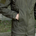 Куртка XL розмір Soft Shell Caiman Оліва Софтшелл Демі-Сезон - зображення 5
