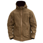 Куртка на флісі 3XL розмір Soft Shell Caiman Койот - зображення 1