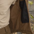 Куртка на флісі 3XL розмір Soft Shell Caiman Койот - зображення 8
