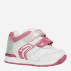 Дитячі кросівки для дівчинки Geox B840LA-08510-C0563 24 Білий/Рожевий (8058279803961) - зображення 2