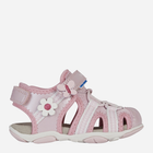 Sandały dziecięce dla dziewczynki Geox B150ZB-0NFEW-C8004 26 Różowe (8050036000033) - obraz 1