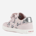 Buty sportowe dziecięce dla dziewczynki na rzepy Geox B021MA-0AWBC-C8010 25 Różowe (8050036460431) - obraz 3
