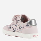 Buty sportowe dziecięce dla dziewczynki na rzepy Geox B021MA-0AWBC-C8010 24 Różowe (8050036460424) - obraz 3