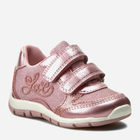Buty sportowe dziecięce dla dziewczynki na rzepy Geox B7233A-0NFEW-C8004 24 Różowe (8051516530132) - obraz 1