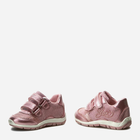 Buty sportowe dziecięce dla dziewczynki na rzepy Geox B7233A-0NFEW-C8004 24 Różowe (8051516530132) - obraz 3