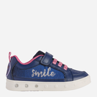 Buty sportowe dziecięce dla dziewczynki na rzepy Geox J258WF-0BCAT-C4268 29 Niebieskie (8050036551238) - obraz 1