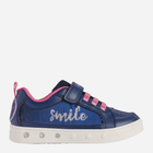 Buty sportowe dziecięce dla dziewczynki na rzepy Geox J258WF-0BCAT-C4268 34 Niebieskie (8050036551283) - obraz 1